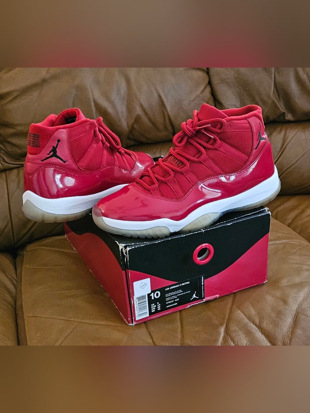 Men's Nike Air Jordan 11 Retro Win Like 96 Size 10